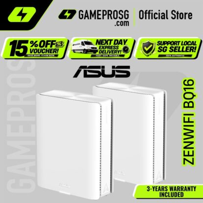 ASUS ZenWiFi BQ16 – Quad-Band WiFi 7 BE25000 Mesh Router – Dual 10G Ports – AiMesh – AiProtection Pro