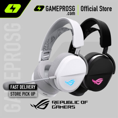 ROG Pelta Gaming Headset Tri-mode ROG SpeedNova Wireless 2.4 GHz / Bluetooth / USB-C wired / 50mm titanium-plated driver
