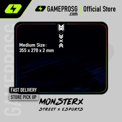 GAMEPROSG x MonsterX Limited Edition Mousepad Medium Size – (Smooth surface)