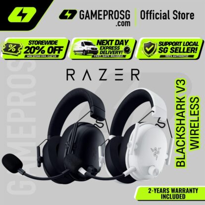 Razer BlackShark V3 Wireless Gaming Headset for PC, Mac, Playstation, Nintendo Switch, Smartphone
