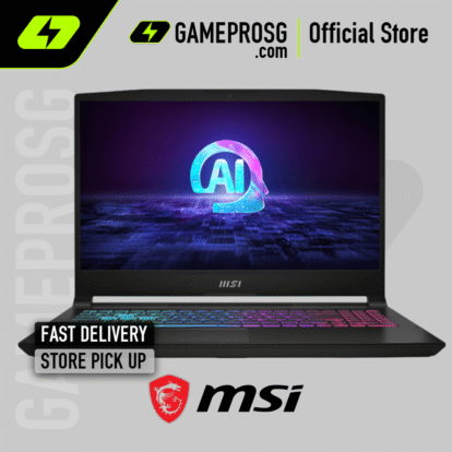 MSI Katana A15 AI B8VG-461SG Gaming Laptop — RTX4070 - 15.6" QHD IPS 165Hz - AMD Ryzen 7 - 16GB RAM - 1TB SSD