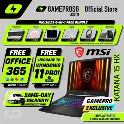 [Exclusive] MSI Katana 15 HX Gaming Laptop — Best Seller — RTX 5060 - 15.6" QHD 165Hz - i7-14700HX - 16GB - 1TB