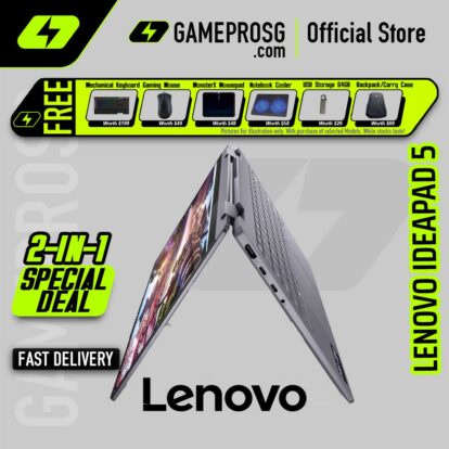 Lenovo IdeaPad 5 2-in-1 Laptop — Next Gen AI — Ryzen AI 7 - 24GB RAM - 1TB SSD - 14" OLED Touch