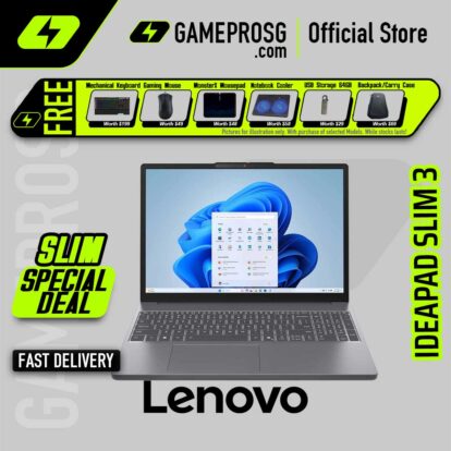 Lenovo Ideapad Slim 3I Business Laptop — Intel i5-13420H - 16GB RAM - 512GB SSD - 15.3" WUXGA IPS