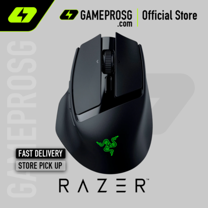 Razer Basilisk Mobile Wireless Gaming Mouse — Ultra-Portable - Customizable Buttons - RGB - Precision Tracking (Gamers)