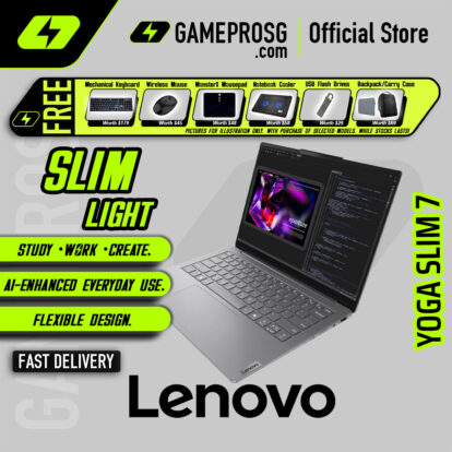 Lenovo Yoga Slim 7 Laptop — Intel Ultra 7 155H - 32GB RAM - 1TB SSD - 14" WUXGA (1920x1200) OLED