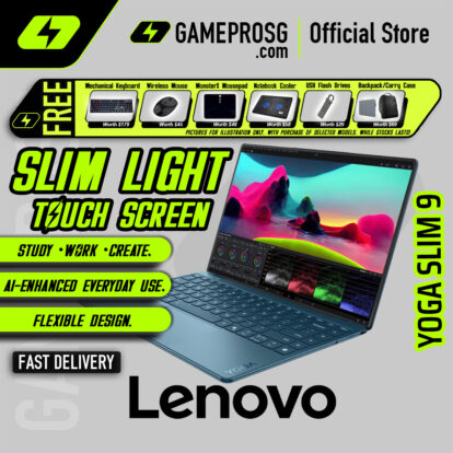 Lenovo Yoga Slim 9 Business Laptop - Intel Core Ultra 7 258V - 32GB - 1TB SSD - 14" 4K WQUXGA (3840x2400) OLED