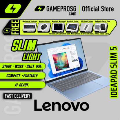 Lenovo IdeaPad Slim 5 Laptop — Ultra Compact — Ryzen 7 7735HS - 16GB RAM - 1TB SSD - 13.3" WUXGA