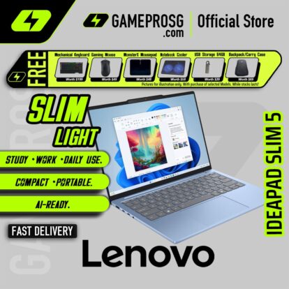 Lenovo IdeaPad Slim 5 Laptop — Ultra Compact — Ryzen 7 7735HS - 16GB RAM - 1TB SSD - 13.3" WUXGA