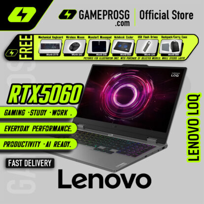 Lenovo LOQ 15 Gaming Laptop — Ryzen Edition — RTX 5060 - 15.6" 144Hz - Ryzen 7 - 16GB - 1TB SSD