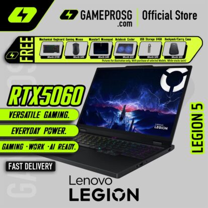 Lenovo Legion 5 Gaming Laptop — Solid Performer — RTX 5060 - 15.3" 165Hz - i7-13650HX - 16GB - 1TB