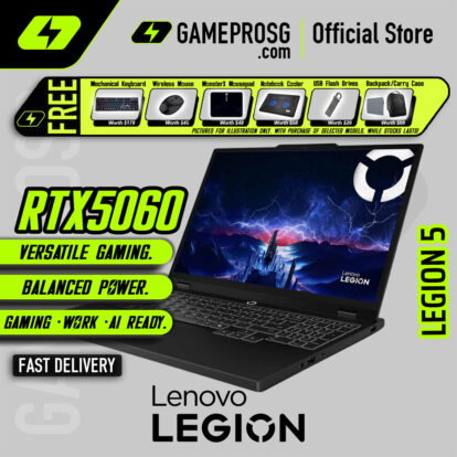 Lenovo Legion 5 Gaming Laptop — Solid Performer — RTX 5060 - 15.3" IPS 165Hz - i7-13650HX - 16GB - 1TB