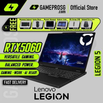 Lenovo Legion 5 Gaming Laptop — Solid Performer — RTX 5060 - 15.3" IPS 165Hz - i7-13650HX - 16GB - 1TB