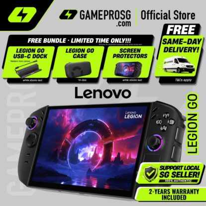[Same‑Day Delivery] Lenovo Legion Go 8ASP2 Gaming Handheld - AMD Ryzen Z2 Extreme - 32GB RAM - 1TB SSD - 8.8" OLED 144Hz