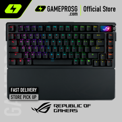 ROG Azoth Extreme 75% Mechanical Gaming Keyboard - 8000Hz Polling Rate, Full Colour OLED Touchscreen, Hot Swappable