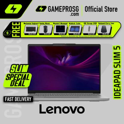 Lenovo IdeaPad Slim 5 Business Laptop – Intel Core 7 240H - 16GB RAM - 1TB SSD  - 14" WUXGA OLED