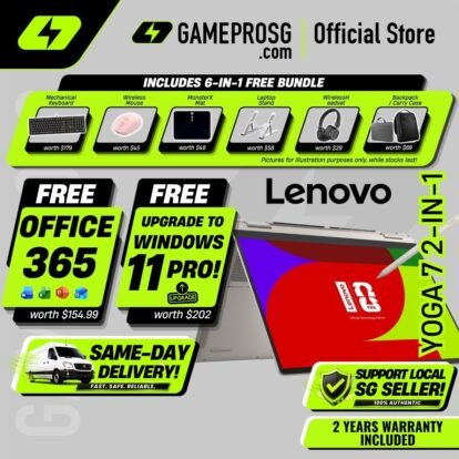 Lenovo Yoga 7 OLED 2-in-1 — 14" Touch - AMD Ryzen AI 7 - 24GB RAM - 1TB SSD - Ultra Slim Convertible for Creators Laptop