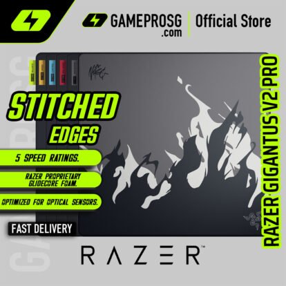 Razer Gigantus V2 Pro Gaming Mousepad – 5 Surface Speed Options – Stitched Edges – Precision Control Surface