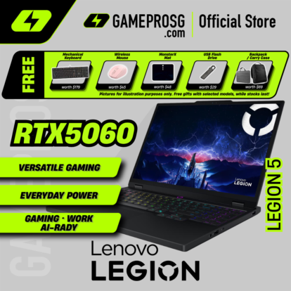 Lenovo Legion 5 Gaming Laptop — Solid Performer — RTX 5060 - 15.3" IPS 165Hz - i7-13650HX - 16GB - 1TB