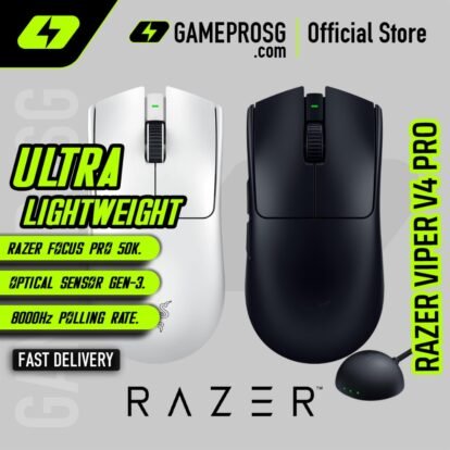 Razer Viper V4 Pro – Ultra Lightweight Wireless – Esports Gaming Mouse – High Performance Competitive Mouse