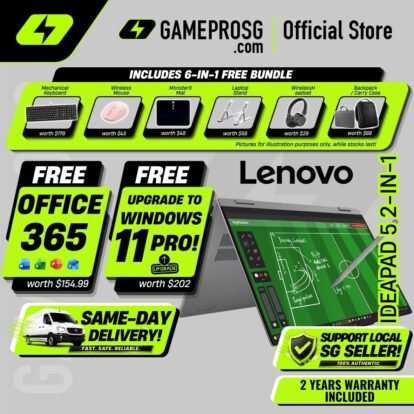 Lenovo IdeaPad 5 2-in-1 Convertible Laptop – 14" WUXGA Touch – AMD Ryzen AI 7 – 16GB RAM – 1TB SSD