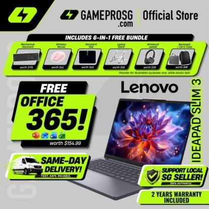 Lenovo IdeaPad Slim 3 Everyday Laptop – 15.3" WUXGA IPS – Intel Core Ultra 5 – 16GB RAM – 512GB SSD