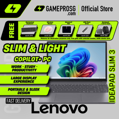 Lenovo IdeaPad Slim 3 Everyday Laptop – 15.3" WUXGA IPS – Intel Core Ultra 5 – 16GB RAM – 512GB SSD