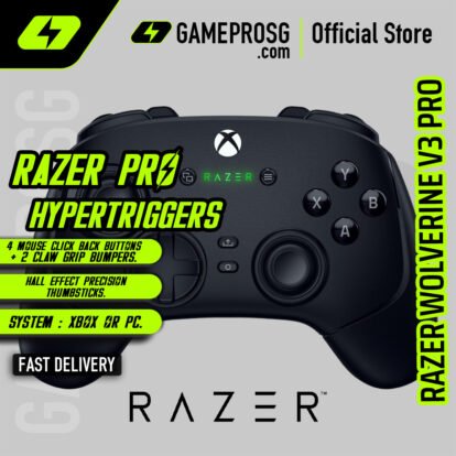 Razer Wolverine V3 Pro Wireless Gaming Controller – HyperSpeed – Xbox & PC – Esports Edition