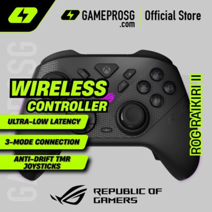 ASUS ROG Raikiri II – Xbox Wireless Gaming Controller – Low Latency – Pro Control – RGB – PC / Xbox
