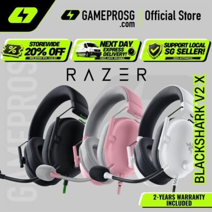 Razer BlackShark V2 X Wired 7.1 Surround Sound Gaming Headset