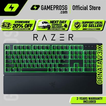 Razer Ornata V3 X Full-Size Low-profile Wired Membrane Gaming Keyboard