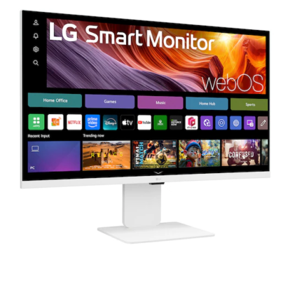 LG Monitor (UHD 4K IPS USB-C PD90W HAS SPK WEBCAM REMOTE) - 32U850SA-W