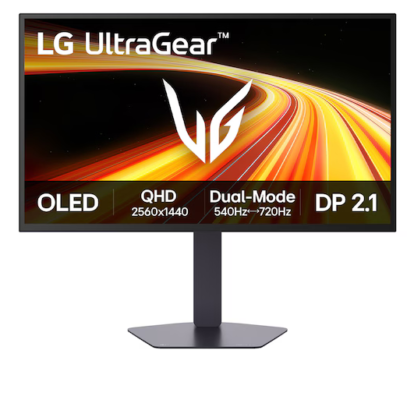 LG Monitor (QHD OLED 540Hz 0.02ms DisplayHDR500 HAS) - 27GX790B-B