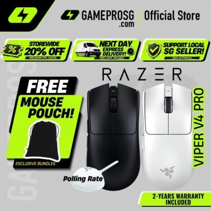Razer Viper V4 Pro – Ultra Lightweight Wireless – Esports Gaming Mouse – High Performance Competitive Mouse