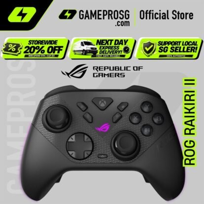 ASUS ROG Raikiri II – Xbox Wireless Gaming Controller – Low Latency – Pro Control – RGB – PC / Xbox