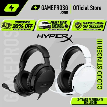 HyperX Cloud Stinger III – 50mm Drivers – Swivel-to-Mute Microphone – 3.5mm Wired Gaming Headset