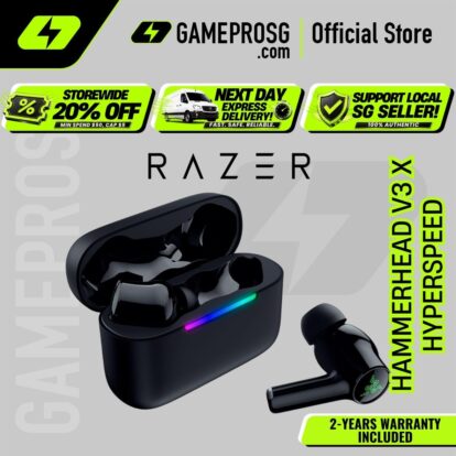 Razer Hammerhead V3 X HyperSpeed – 2.4GHz Wireless & Bluetooth – 11mm Drivers – Gaming Earbuds